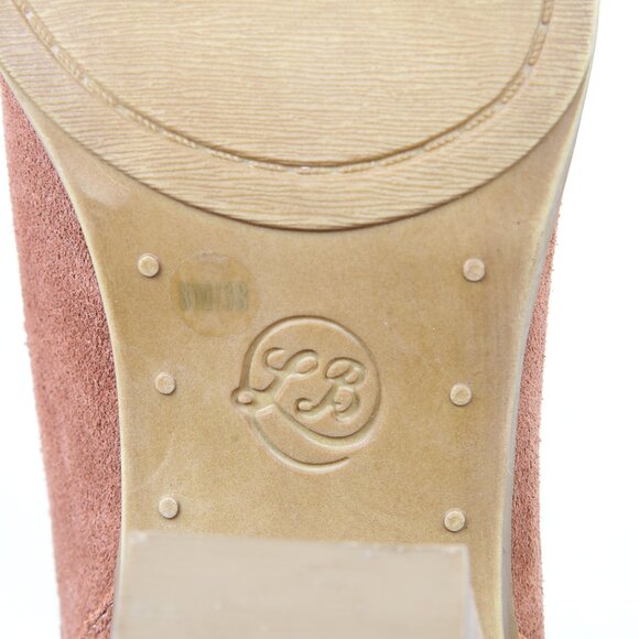 LUCKY BRAND Embrleigh Brown Suede Mid-Calf Boots - Picture 12 of 14